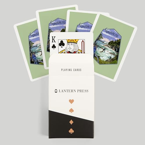 Lantern Press Sausalito, California, Juego de Cartas Poker miniatura 6