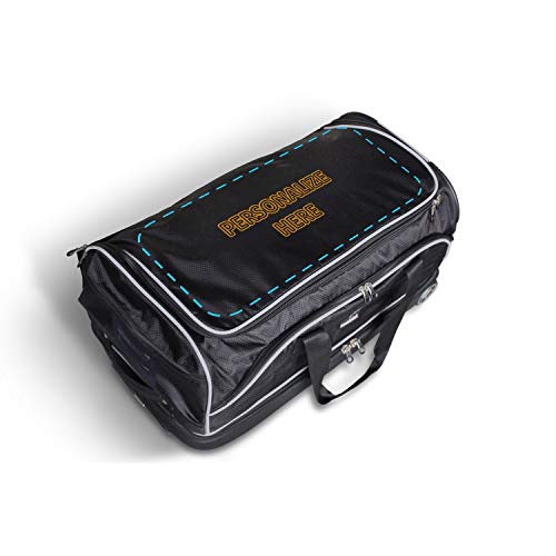 Travolution 28” Wheeled Drop-bottom Duffel With Garment Rack With Pink Trim, one size