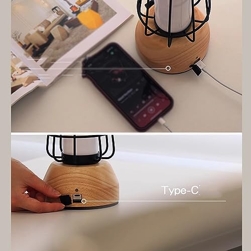 Lampe de transport rechargeable en métal pour solutionner l'éclairage de nuit