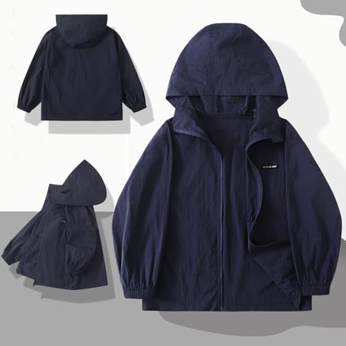 Kids Sun Protection Jacket UPF 50+ Zip-Up Hoodie lightweight Jackets for Boys or Girls 3-14 Years2