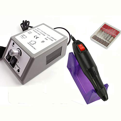 Elektrisch Nagelfeilen Nagelfräser Fräser Maniküre Pediküre Nagelfeile Fußpflegegerät Set mit geringem Rauschen und…