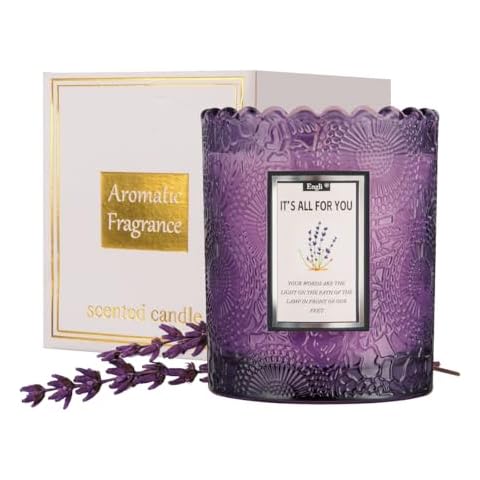 Engli Lavender Eucalyptus Candle Cover