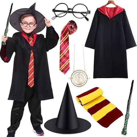 Déguisement Sorcier Enfant Frasheng 7pcs Cover