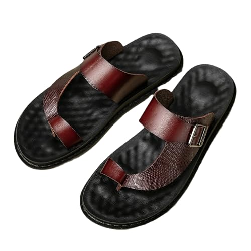Foot Correction Men Summer Slide Sandals,Outdoor Plantar Fasciitis Roman Slippers,Slip On Bunion Orthopedic Flip Flops
