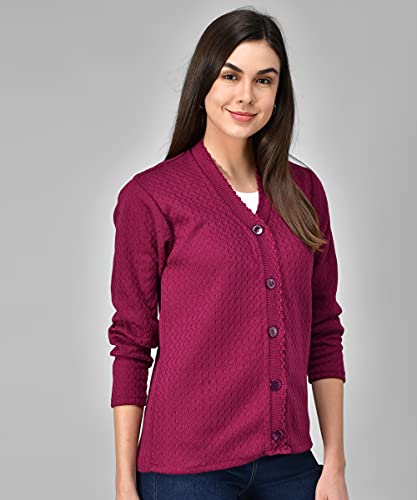 Image of eKools Women's Winterwear Woolen Sweater Cardigans