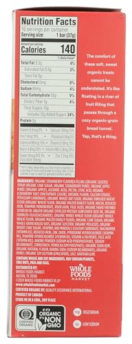 365 by Whole Foods Market, Organic Strawberry Fruit and Grain Bars, 20.8 Ounce, 16 Count