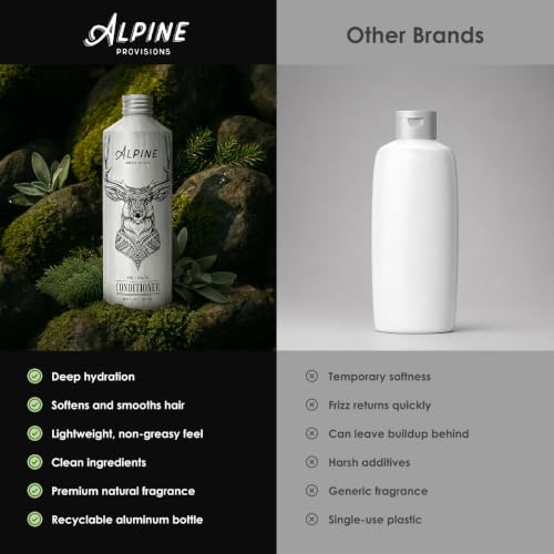 Image of Alpine Provisions Natural Organic Conditioner Men & Women, Fir & Sage