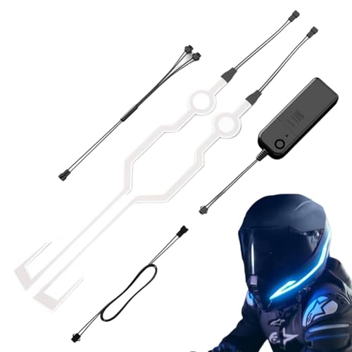 Hopcvem ヘルメットライトストリップ | オートバイのヘルメットの安全のための LED ライト,オートバイのヘルメット LED ライト ヘルメット ライト ストリップ アクセサリー