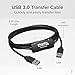 Plugable USB Transfer Cable, Unlimited Use, Transfer Data Between 2 Windows PC's, Compatible with Windows 11, 10, 7, XP, Bravura Easy Computer Sync Software Included