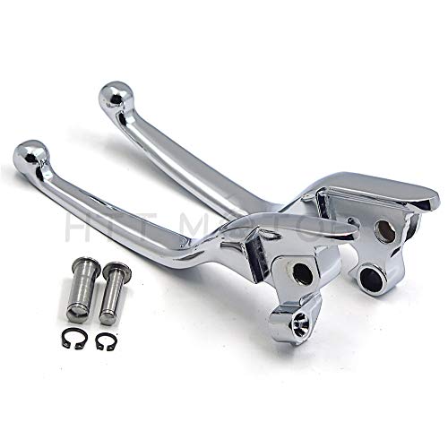 Httmt Mt241-026-Cd Parts Chrome Brake Clutch Hand Lever Compatible With Harley 2008-2013 Touring And Trike Models 2014-Later Flhr And Flhrc (Does Not For Models Equipped With Hydraulic Clutch) #TOP1