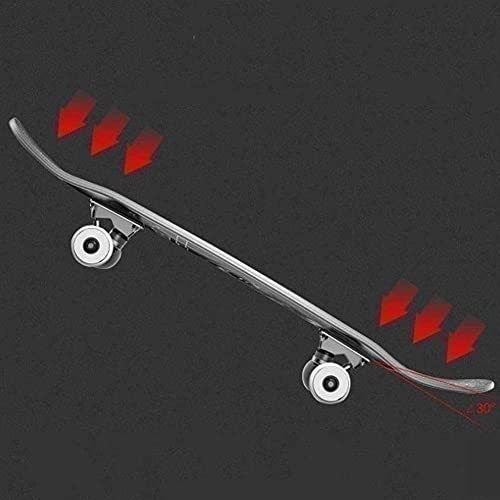 Animeskwingen Vierwielige dubbele kantelen Complete standaard Skateboard 7 Layer Canadese Maple Double Kick Concave… - Afbeelding 3