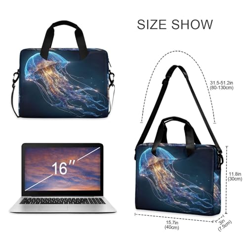 Bolso banda para laptop con estampado de medusa miniatura 5