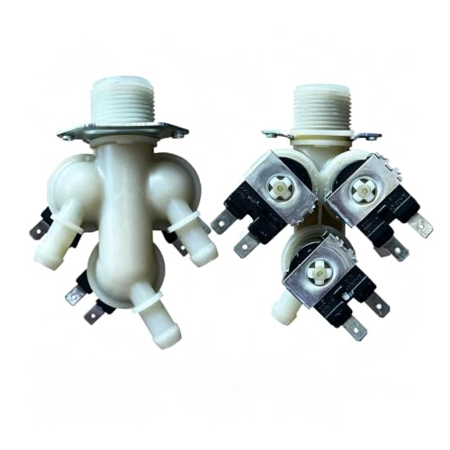 Válvula solenoide de entrada de agua de 3 vías repuesto para lavadora XHQG80MJ201W