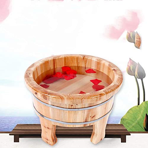 Bañera de pies de madera maciza 38X52 cm miniatura 7