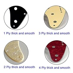 Guitare Pickguard 11 Trou De Vis Guitare pour Pickguard Stratocaster HH Micros Humbuckers Plate Non Contrôle… - Les Beatles, Paul McCartney, John Lennon, RIngo Starr, George Harrison Guitare Pickguard 11 Trou De Vis Guitare pour Pickguard Stratocaster HH Micros Humbuckers Plate Non Contrôle… – Image 4