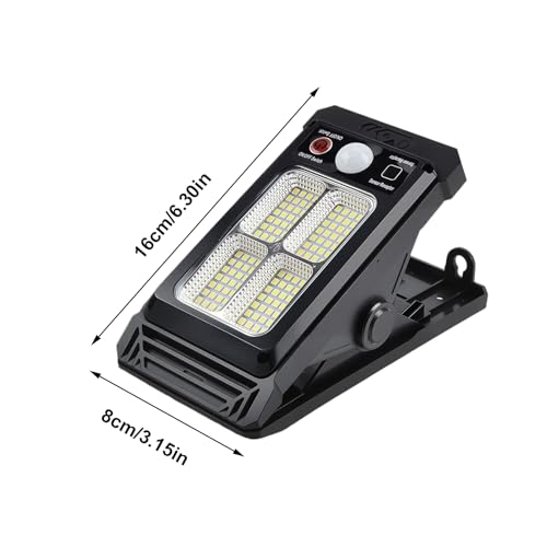 Luces solares exteriores impermeables con batería de 1200 mAh para patio 6