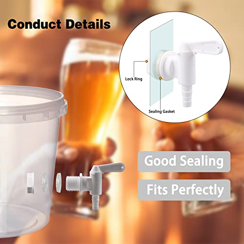 Replacement Spigot Bottling Bucket Plastic Spigot For Beer Or Soda Fermenter Tap Wine Making Homebrewing By Muglio 3 Pack #TOP3