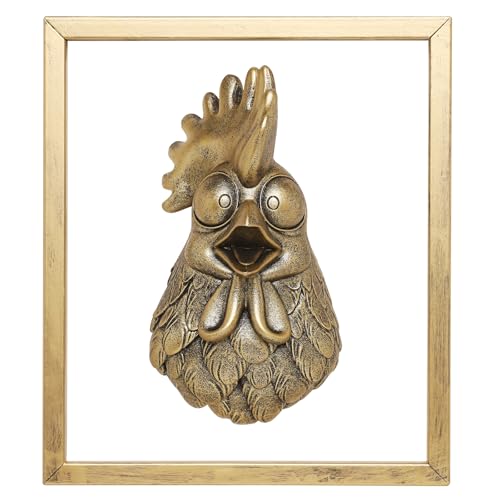 Newinhome Animal Heads Wall Decor (Includes Metal Frame) Resin Animals