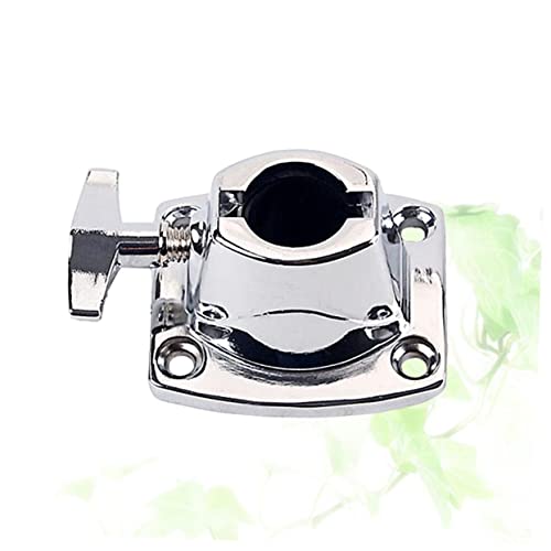 BESTonZON - Abrazadera para platillo de tom, 3 piezas, accesorio ligero para batería, montaje seguro para bateristas, acabado plateado miniatura 7