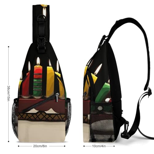 Morrales Sling Bag Crossbody Casual para Senderismo 38x20cm miniatura 2