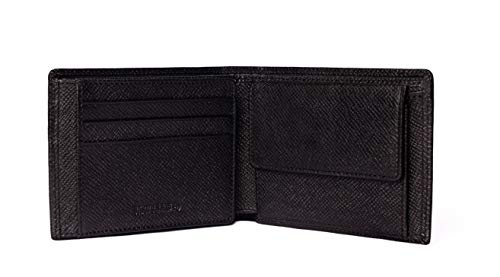 Image of BROWN BEAR Leather Men RFID Blocking Wallet(Matte Black)