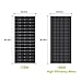 Newpowa 180W(Watt) 10BB Solar Panel 12V Monocrystalline High Efficiency PV Module Off Grid for RV Trailer Camper Rooftop