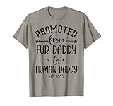 Photo Gallery promoted from fur daddy to human daddy fur dad to human dad maglietta Photo Gallery promoted from fur daddy to human daddy fur dad to human dad maglietta