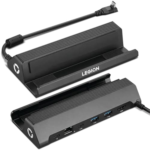 Legion Go USB-C Hub Dock for Legion Go – 6-in-1 Dock, Port Expansion, Charging, Video, Ethernet Support by Lenovo - Used condition - CA$66.49
