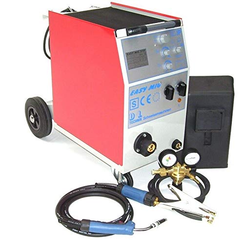 Schweißgerät 310A MIG Schutzgasschweißgerät Schutzgas Gerät 400 Volt Schweißmaschine, MIG/MAG Schlauchpaket Brenner Druckminderer, AWZ