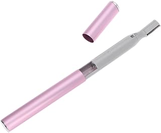 Genérico Recortador de Cejas Eléctrico Afeitadora Corporal Ligera de y Abs para Mujer Recargable por USB Peine, 2 Piezas para Uso Personal