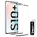 Produktbild QDADZD [2+1 Pack] Panzerglas Schutzfolie für Samsung Galaxy S10+ / S10 Plus, Linse Schutzfolie, Fingerabdrucksensor Kompatible,3D Vollständige Abdeckung, Displayschutzfolie für Galaxy S10 Plus