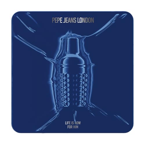 Pepe Jeans Life Is Now For Him Estuche Regalo Perfumes Hombre Pack de 2 Piezas Eau de Toilette 100ml y Shower Gel 100ml Set Fragancia Aromática y Amaderada