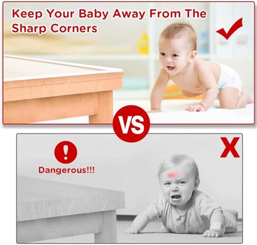 Image of ALINCOLN Silicone Edge Protector Strip 2-Meter | Baby Proofing Edge Protector for Sharp Edges | Adhesive Corner Protector for Furniture & Wall | Ideal Baby Safety Products for Home,& Office Use
