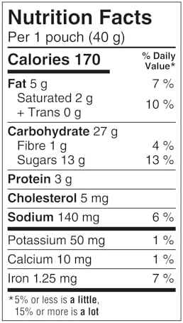Bear Paws Chocolate Chip Cookies - Soft Cookie Snack Packs, Peanut Free School Snacks, 240g, 6 pouches - 1