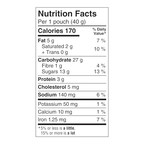 Bear Paws Chocolate Chip Cookies - Soft Cookie Snack Packs, Peanut Free School Snacks, 240g, 6 pouches