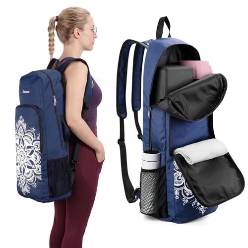 Gonex Yoga Mat Bag for Women Convertible Backpack Blocks Carrier with Wet Pocket by Gonex - Used condition - US$30.59