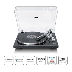 Lenco LBT-215BK – Platine vinyle avec Bluetooth® et platine en métal, bras de lecture et contrepoids – Couleur exclusive Piano Black - Les Beatles, Paul McCartney, John Lennon, RIngo Starr, George Harrison Lenco LBT-215BK - Platine vinyle avec Bluetooth® et platine en métal, bras de lecture et contrepoids - Couleur exclusive Piano Black – Image 2