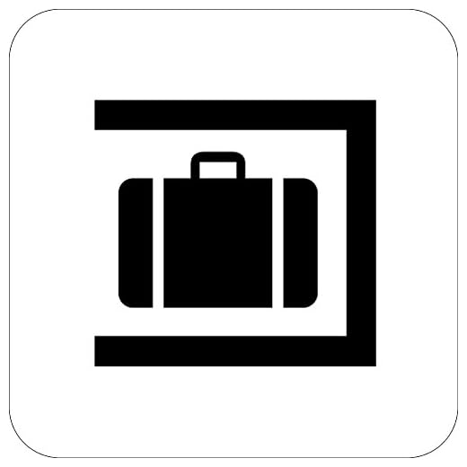 Can airports hold luggage for a day Durable Aluminum Metal Sign for Weatherproof Use