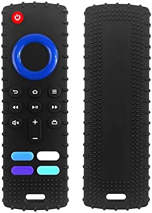 YAPROMO Babay Teething Toys, Silicone Reomte Teether Toys, Cute Chew Toy for Babies 3-24 Months, Remote Control Shape Teething Toys, Early Educational Toy BPA Free & Refrigerator Safe