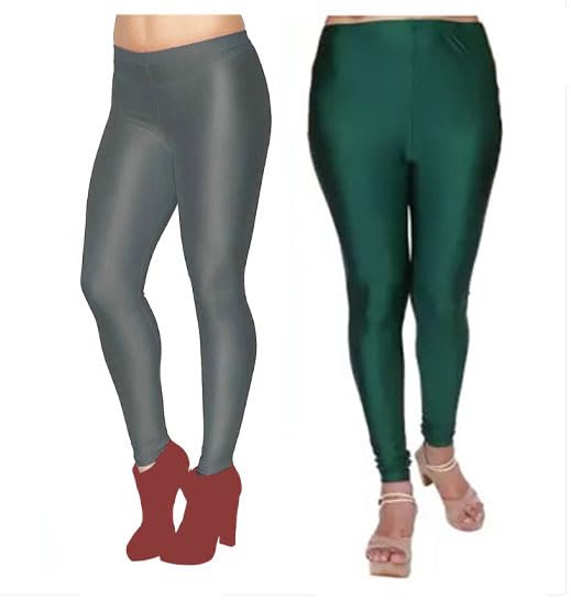cron New Trend Shiny Churidar Leggings Combo for Women and Girls (Pack of 2)-picture-24