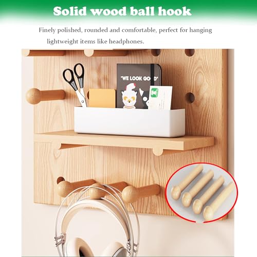 Genérico Estante de Pared para Garaje con Tablero Perforado, Almacenamiento de Brocas, Juego de Llaves, Soportes, Ganchos Largos, Organizador montado, centros de exhibición para el hogar, Tablero per