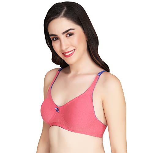 Image of Women Melange Fabric Everyday Non Padded Bra for Women