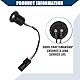 Auto Tankschalter,Fuel Release Switch Gasfreigabeschalter Fuel Gas Door Release Switch Button Ersatz Kraftstofffreigabe Schalter Kompatibel mit Kia Sorento 2010-2013 935552P000VA 935552P000
