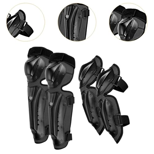 MagiDeal Adults Motorcycle Protection Gear for Men and Women Convenient Breathable Motocross Guard for Riding Skating Skiing , Elbow and Knee Pads
