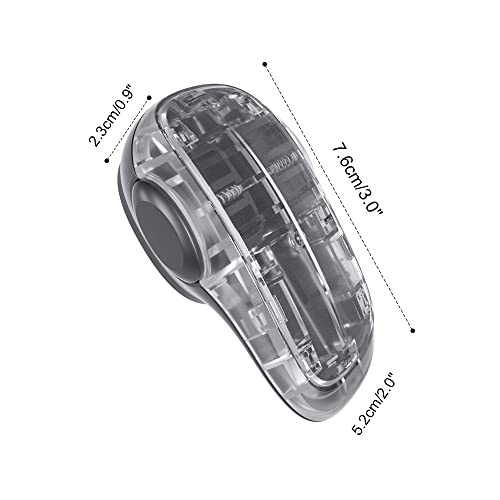Foto von SAFELON 1 Stück Baby-Sicherheits-Ofentürschloss, Doppelknopf-Ofenschloss für die Sicherheit in der Küche (transparent schwarz)