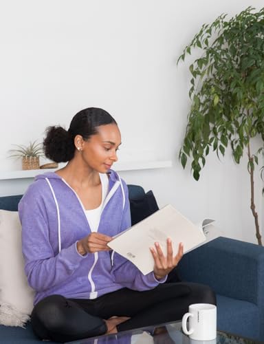 Givon DCF200-LAVENDER-L Basic Lightweight Zip Up Hoodie Long Sleeve Thin Hooded Jacket thumb #3