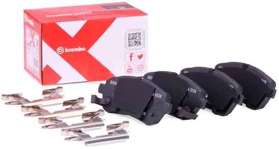 Brake Pad Set, Automotive Replacement Brake Pads, disc brake BREMBO P 16 013X Front axle with wear indicator