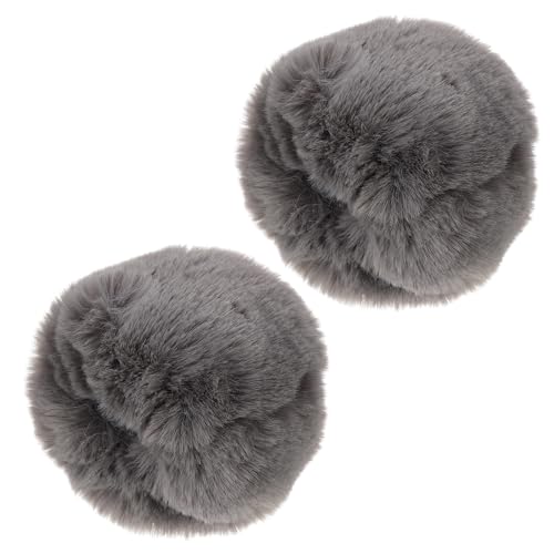 IMIKEYA Guantes de Muñeca Peludos Calentadores de Brazos de Piel Sintética para Mujer Accesorios Modernos para Ocasiones Obsequios