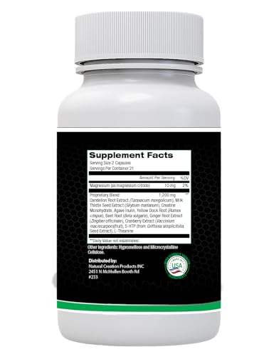 Natural Creations 7 Day Detox – Natural, Healthy Cleansing Support for Liver, Urinary Tract, Kidney, Digestive System – Premium Detox Supplement - Made in United States - 42 Capsules - Image 6