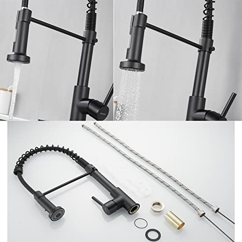 Grifo-de-cocina-fregadero-con-pulverizador-extraible-grifo-de-resorte-material-de-cobre-modo-dual-giratorio-y-agua-fria-con-cabezal-pulverizador-de-doble-funcion-color-negro-mate